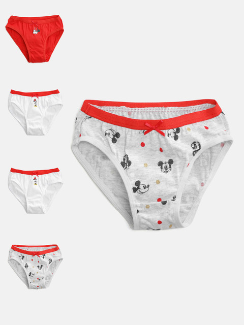 

Marks & Spencer Girls Pack of 5 Briefs T711693D, Red