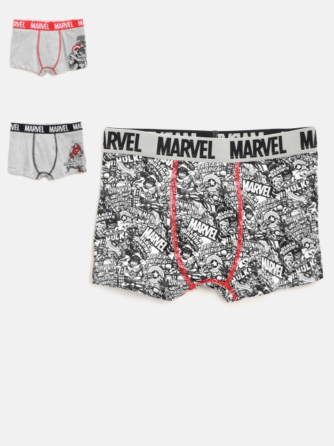 

Marks & Spencer Boys Pack of 3 Trunks T718008F, Grey melange