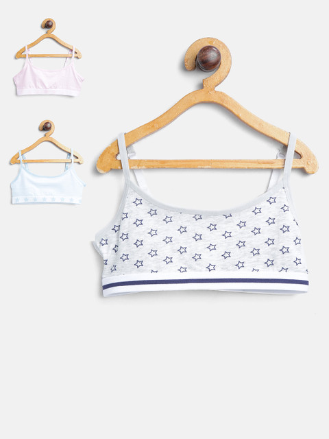 

Marks & Spencer Girls Pack of 3 Bralette Tops, Pink