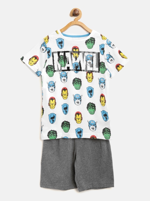 

Marks & Spencer Boys White & Charcoal Grey Marvel Printed Night Suit T868405WHITE