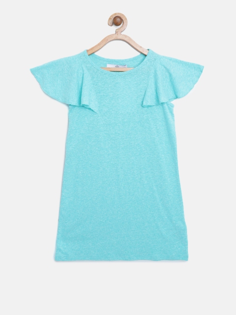 

Marks & Spencer Girls Blue Solid Shift Dress