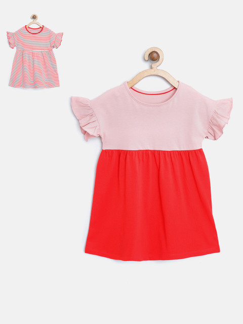 

Marks & Spencer Girls Pack of 2 Dresses, Red