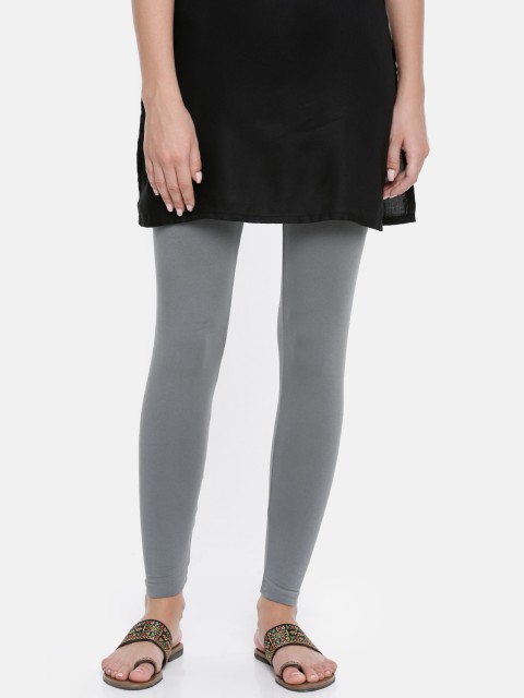 

Melange by Lifestyle Women Grey Solid Leggings