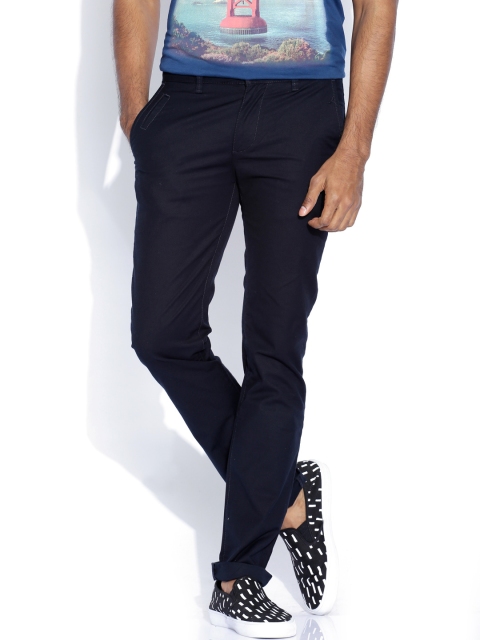 

United Colors of Benetton Black Slim Fit Trousers