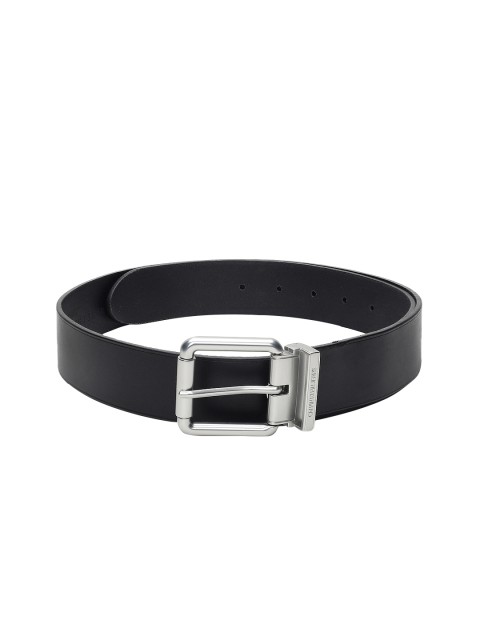 

Calvin Klein Men Black Solid Genuine Leather Belt