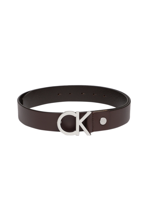 

Calvin Klein Men Brown Solid Leather Belt