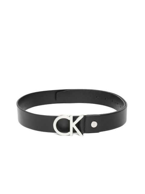 

Calvin Klein Men Black Leather Solid Belt