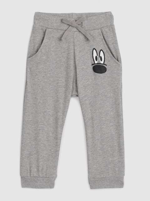 

YK Disney Infant Boys Grey Melange Printed Joggers