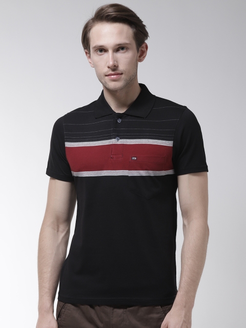 

Fort Collins Men Black Solid Polo Collar T-shirt