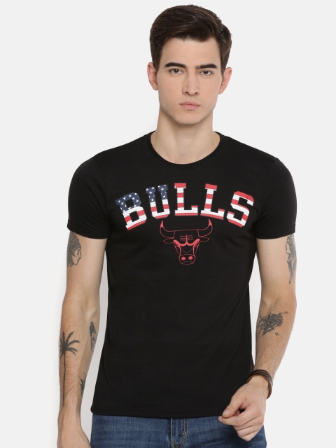 

NBA Men Black Printed Round Neck T-shirt