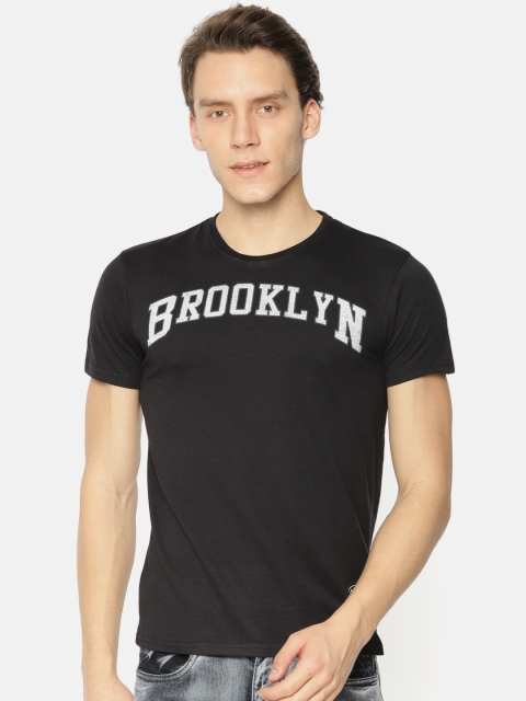 

NBA Men Black Printed Round Neck T-shirt