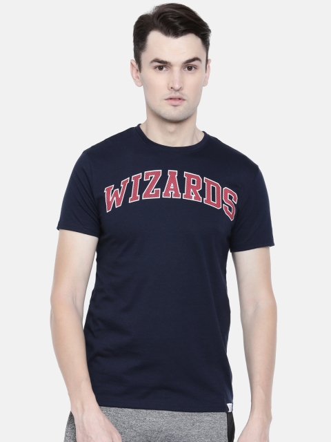 

NBA Men Navy Blue Printed Round Neck Washington Wizards T-shirt