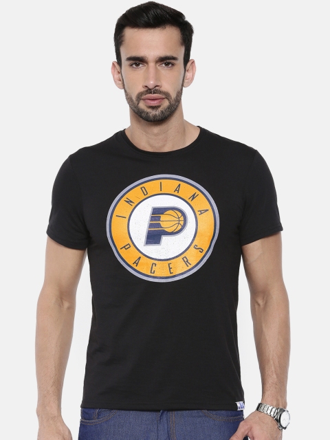 

NBA Men Black Printed Round Neck T-shirt