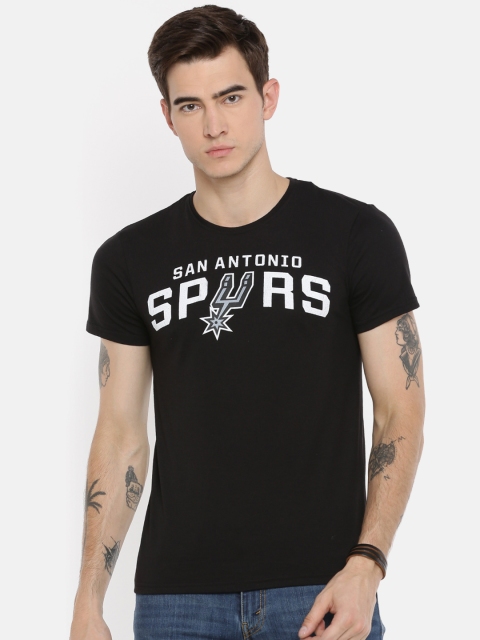 

NBA Men Black Printed Round Neck T-shirt