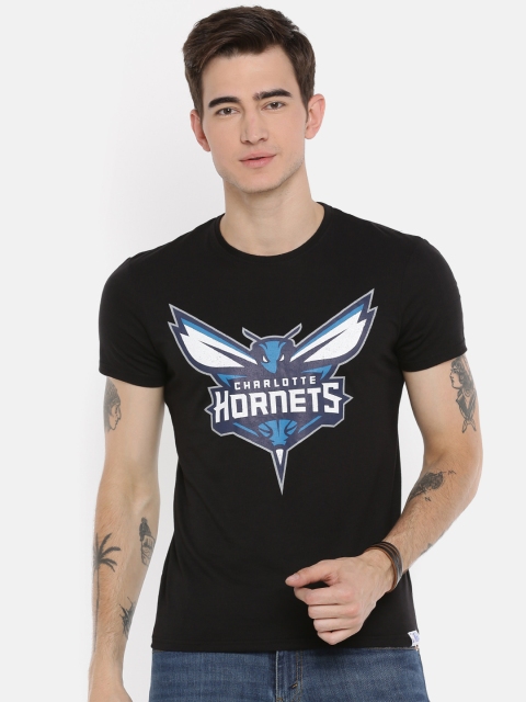 

NBA Men Black Printed Round Neck T-shirt