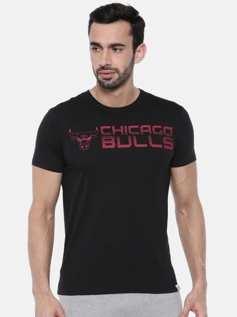 

NBA Men Black Printed Round Neck T-shirt