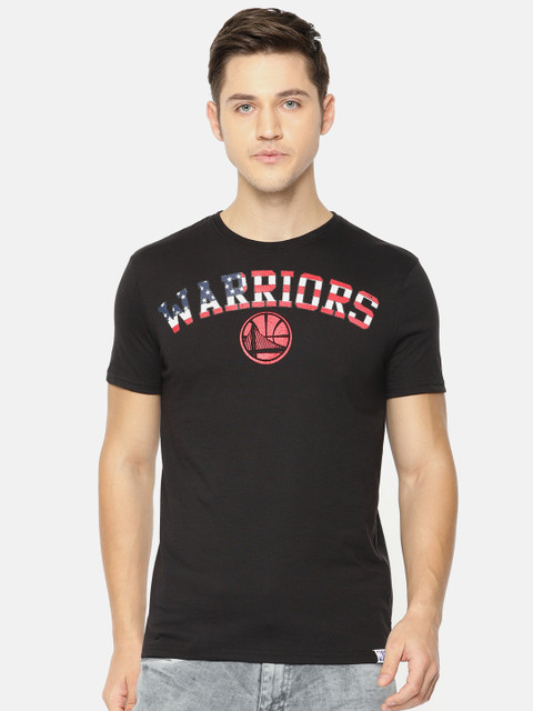 

NBA Men Black Printed Round Neck T-shirt
