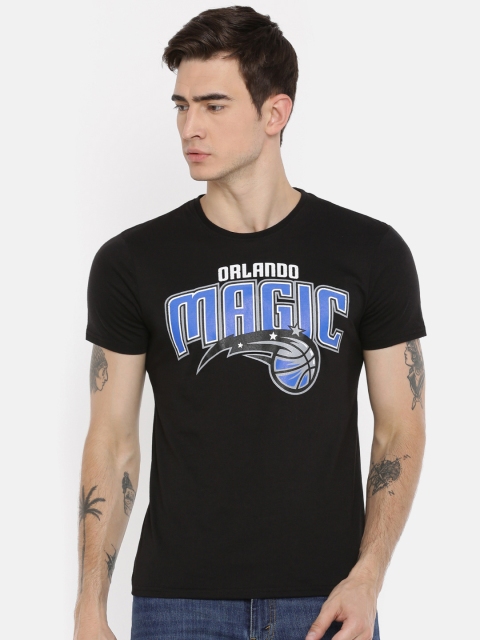 

NBA Men Black Printed Round Neck T-shirt