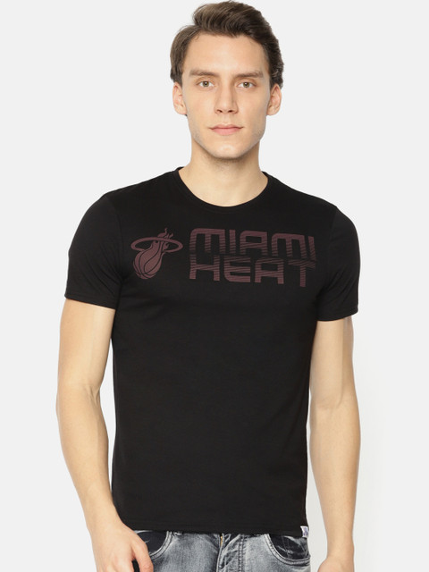

NBA Men Black Printed Round Neck T-shirt