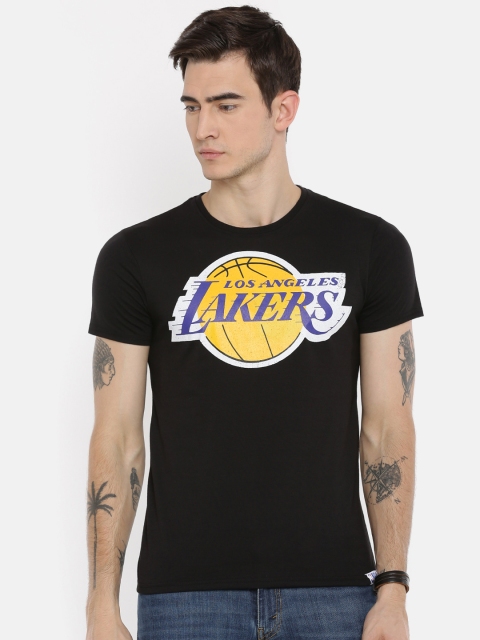 

NBA Men Black Printed Round Neck T-shirt