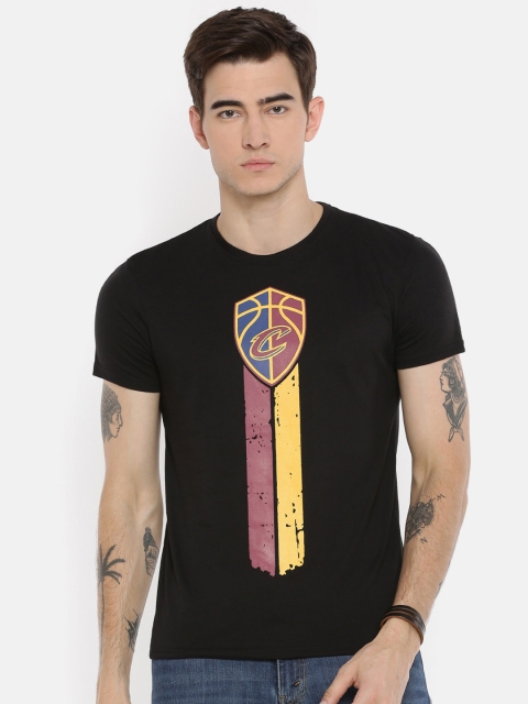 

NBA Men Black Printed Round Neck T-shirt