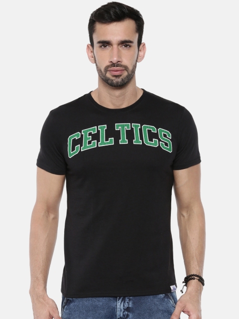 

NBA Men Black Printed Round Neck T-shirt
