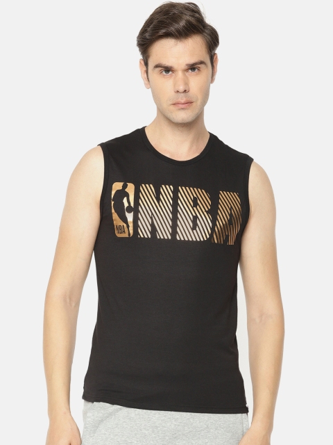

NBA Men Black Printed T-shirt