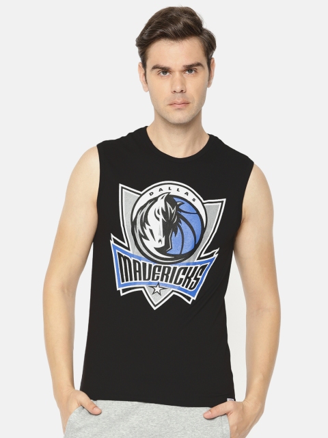 

NBA Men Black Printed Round Neck T-shirt