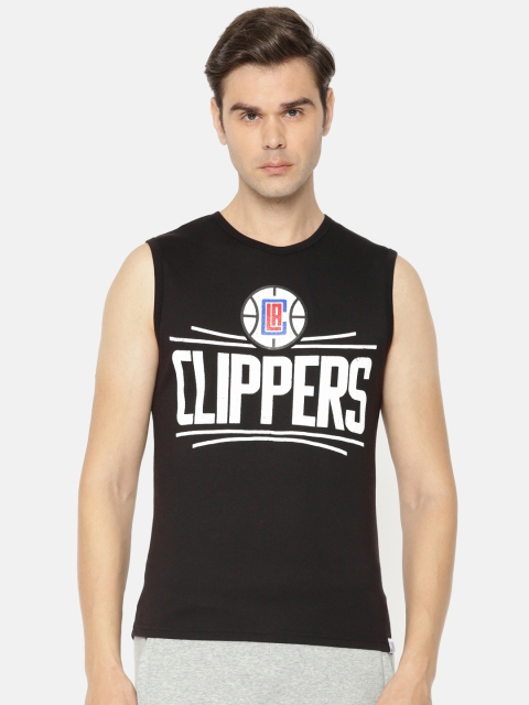 

NBA Men Black Printed Round Neck T-shirt