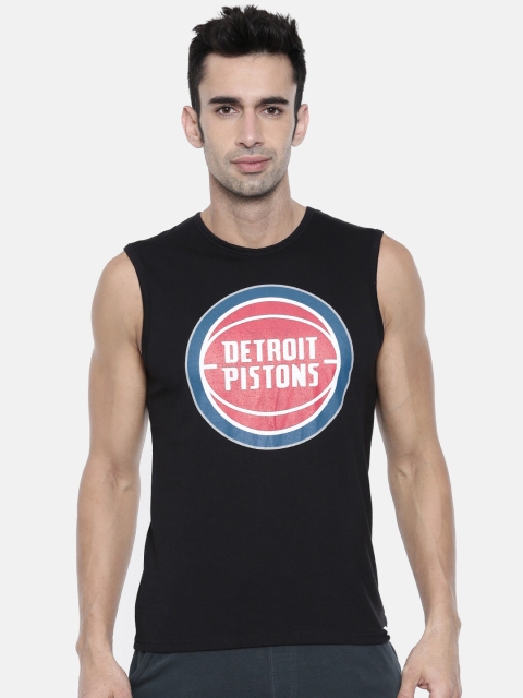 

NBA Men Black Printed Round Neck T-shirt