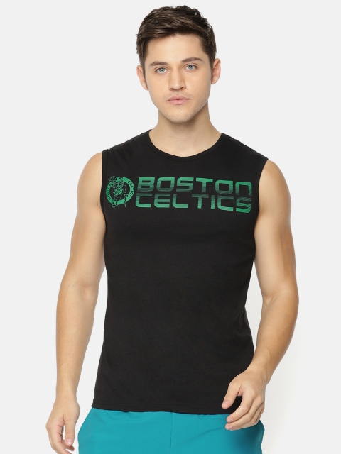 

NBA Men Black Printed Round Neck T-shirt