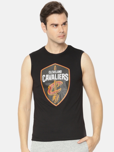 

NBA Men Black Printed Round Neck T-shirt