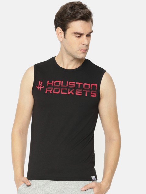 

NBA Men Black Printed Round Neck T-shirt