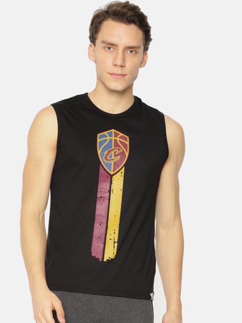

NBA Men Black Printed Round Neck T-shirt