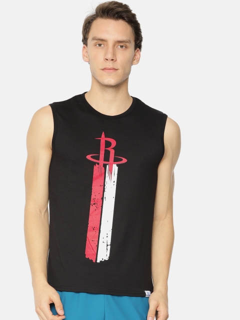 

NBA Men Black Printed Round Neck T-shirt