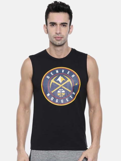

NBA Men Black Printed Round Neck T-shirt