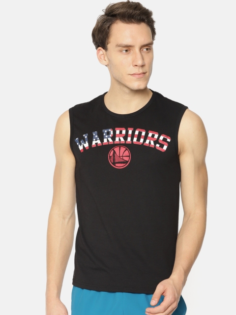 

NBA Men Black Printed Round Neck T-shirt