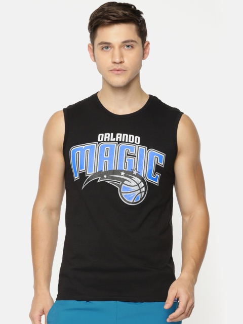 

NBA Men Black Printed Round Neck T-shirt