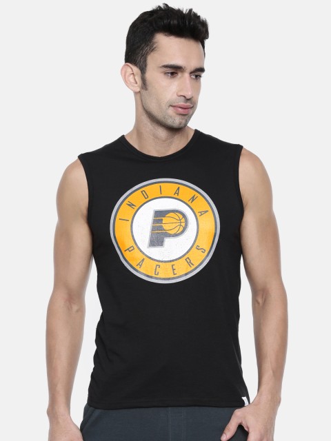 

NBA Men Black Printed Round Neck T-shirt