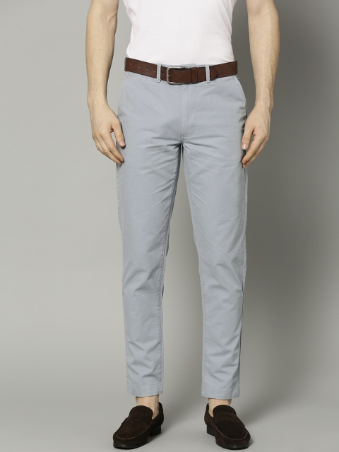 

Marks & Spencer Men Blue Slim Fit Solid Chinos