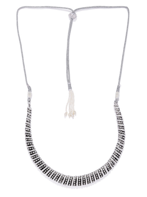 

AccessHer Silver-Plated Brass Silver-Plated Necklace
