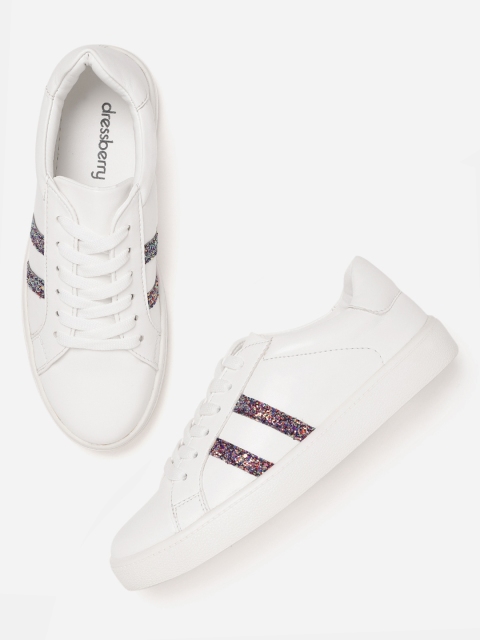 

DressBerry Women White Sneakers