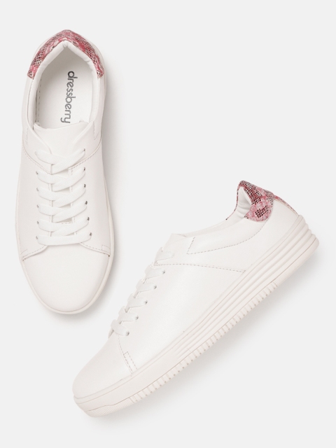 

DressBerry Women White Sneakers