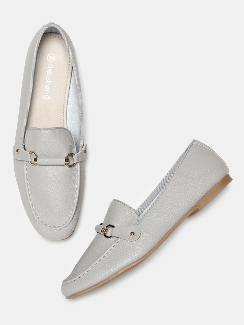 

DressBerry Women Grey Loafers