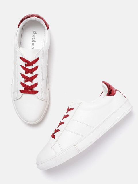 

DressBerry Women White Sneakers
