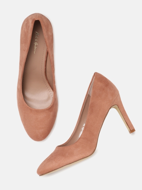 

Mast & Harbour Women Nude-Coloured Solid Pumps