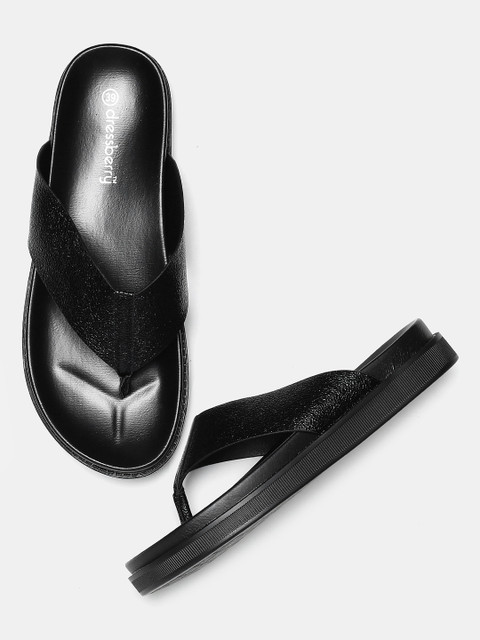 

DressBerry Women Black Solid Open Toe Flats