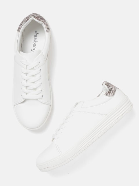 

DressBerry Women White Sneakers