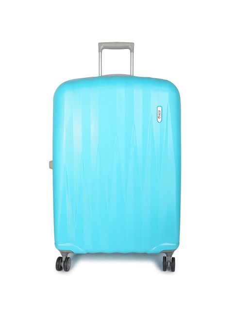 

VIP Unisex Turquoise Blue Solid Hard-Sided Medium Trolley Bag