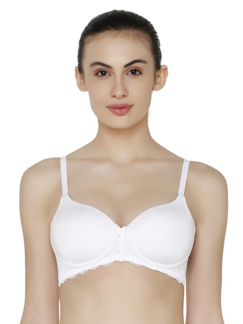 

Triumph Fashiom 152 Padded Non Wired Lace Fashion Bra, White